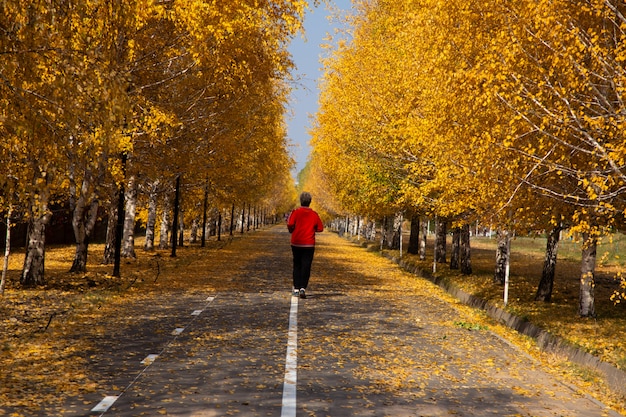 Joggen in het park