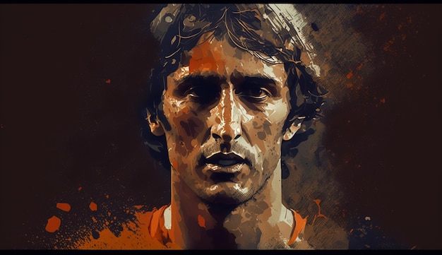 Photo johan cruyff football player netherlands photography image ai generated art