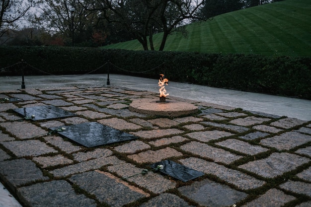 John F. Kennedy Eeuwige Vlam op Arlington National Cemetery