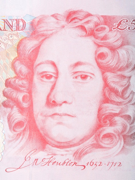 John Houblon a portrait from English money