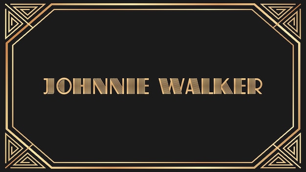 Photo johnnie walker jazz gold text