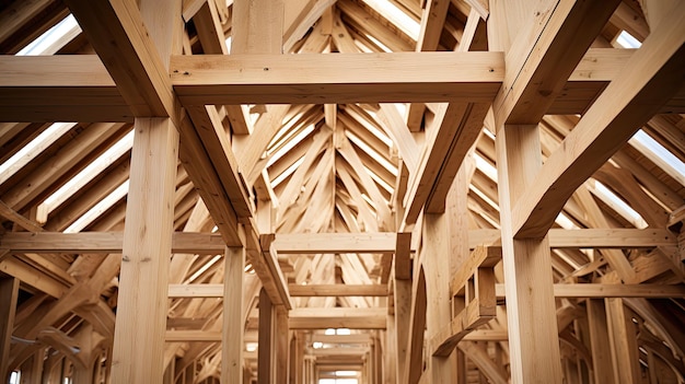 Joinery unfinished timber frame