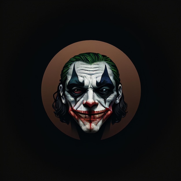 A joker face with the word joker on it