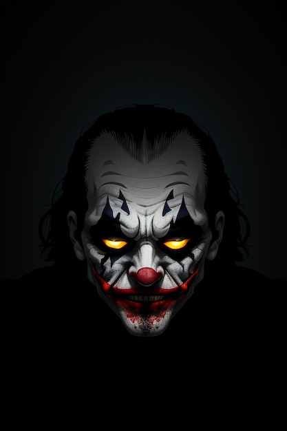 Joaquin Phoenix Joker Black Background 4K Ultra HD Mobile Wallpaper