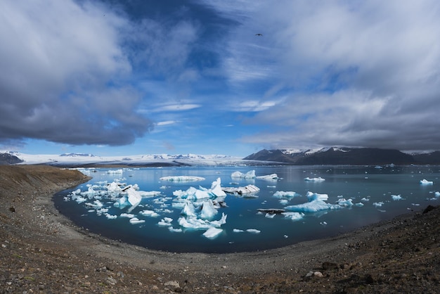 Jokulsarlon Glacial lagoon in Iceland