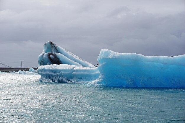 Jokulsarlon glacial lagoon in iceland