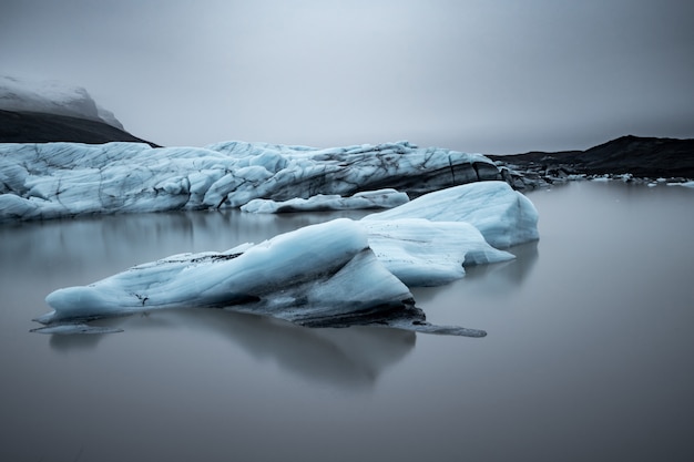 Jokulsarlon gletsjer ijs lagune, ijsland