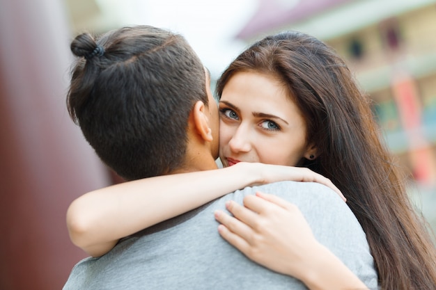 Jong paar in liefde