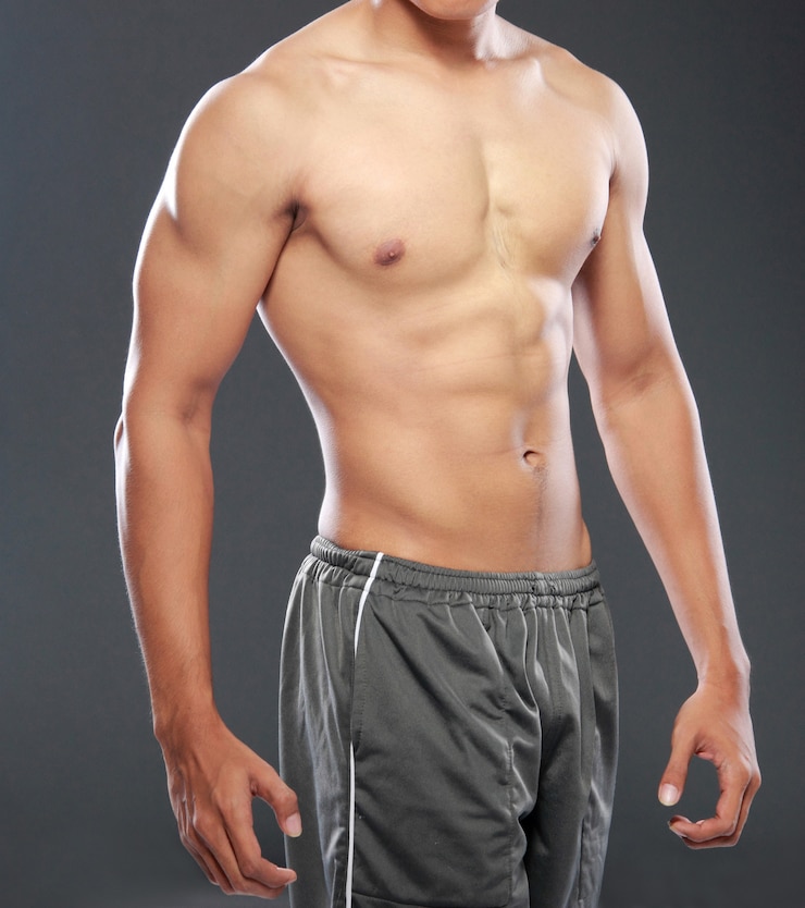 Foto jonge bodybuilders