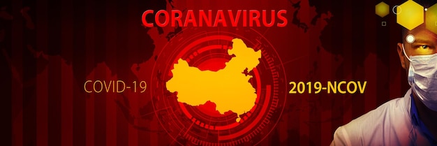 Jonge dokter tegen nieuwe coronavirus 2019ncov infectie 3d illustratie