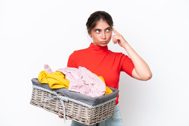 Jonge mooie blanke vrouw.