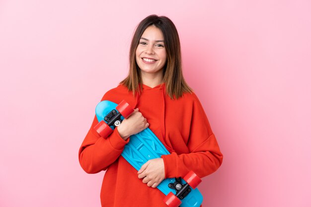 Jonge skater vrouw