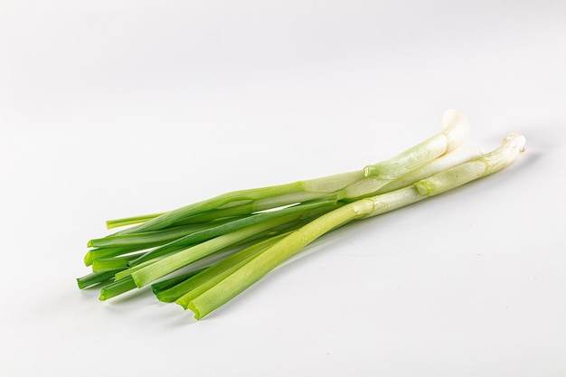 Jonge, verse, sappige groene uien