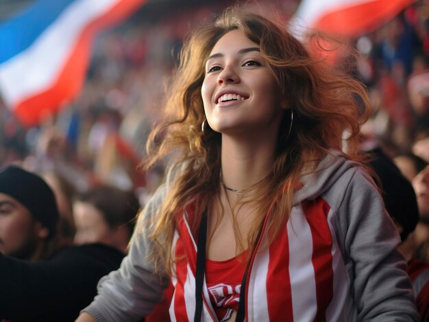 Jonge vrouwelijke cheerleader