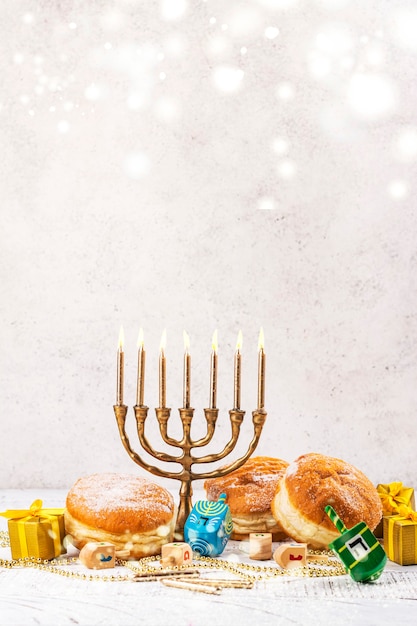 Joodse feestdag Hanukkah achtergrond