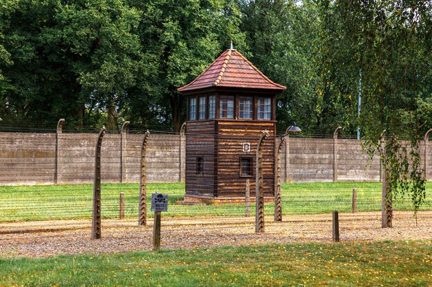 Joodse gevangenis Auschwitz Oswiecim in bezet Polen tijdens de Tweede Wereldoorlog en de Holocaust