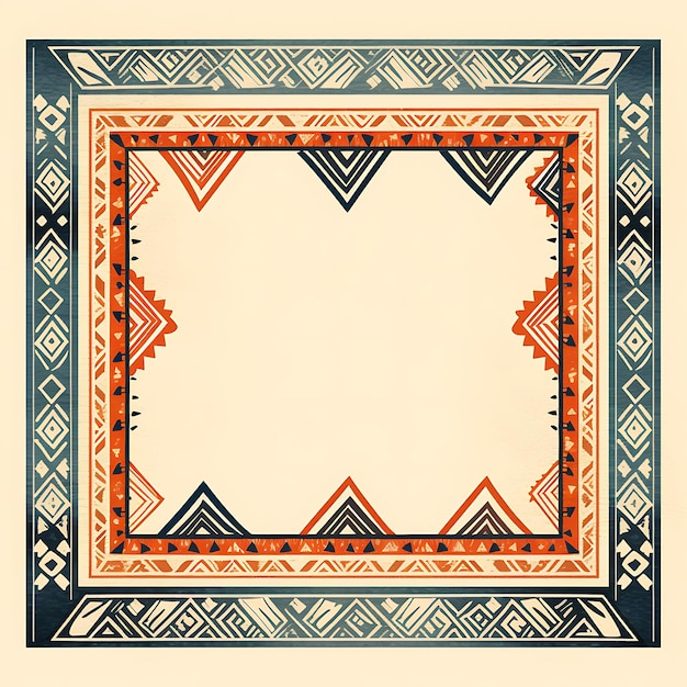 Jordaanse Bedoeïenen Tapijt Tent Motief Patroon Diagonaal Tapijt Lin Brokaat Motieven Decoratieve Kunst Frame