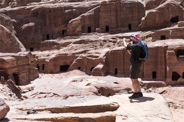 Jordanian desert at Petra