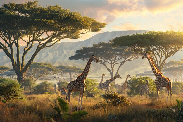 Journey across the vast African savannah and witne generative ai