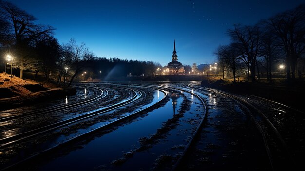 Journey Along the Train Tracks