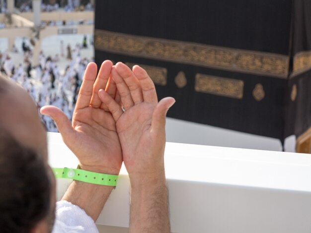 Journey to hajj in holy mecca  high quality photo high quality photo