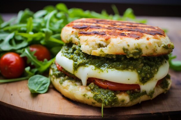 Journey Pesto Mozzarella Kip Burger