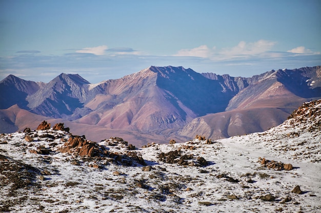 Photo journey through the altai mountains to aktru.