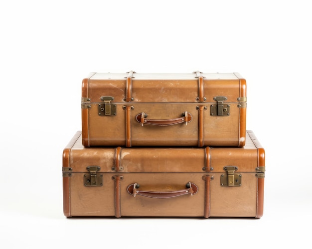 Journey Through Time Aesthetic Nostalgia Captured in 3 Vintage Suitcases