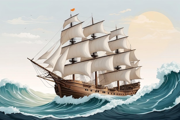 Journey through Time A Vintage Maritime Adventure