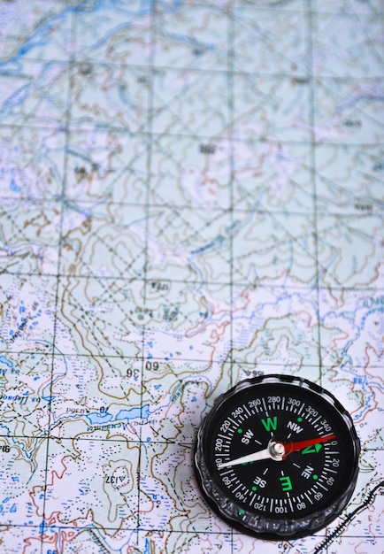 On a journey with map and compass