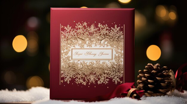 Photo joy holiday card elegant