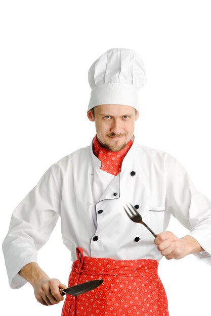 Joyful chef