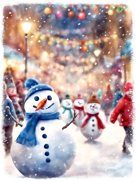 喜び の クリスマス の 雪人 の 例え