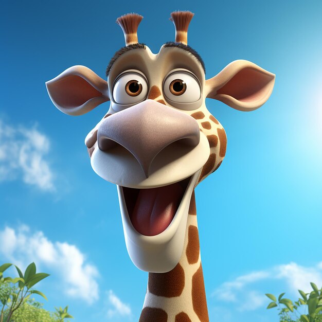 Joyful Giraffe