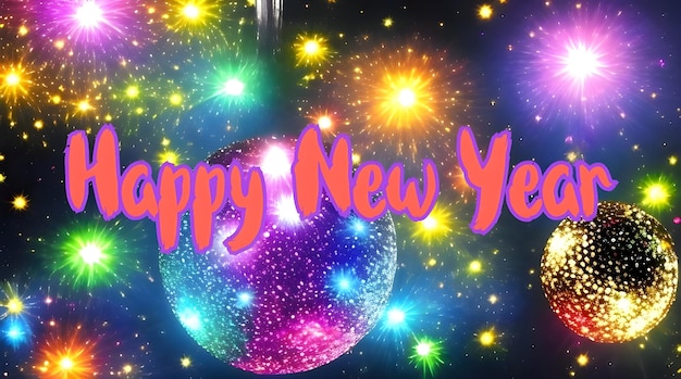 Joyful Happy New Year Celebration Festive Cheers Smiles and Memories