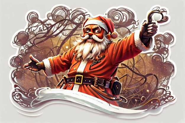Photo joyful jingles festive christmas stickers to spark your holiday cheer