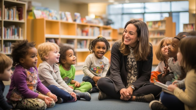 Joyful Kids at Play Embracing Childhood Bliss Generative AI