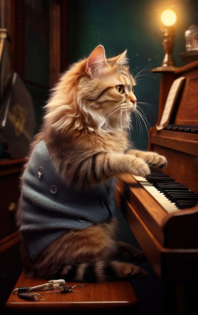 Выступление на фортепиано радостной Китти