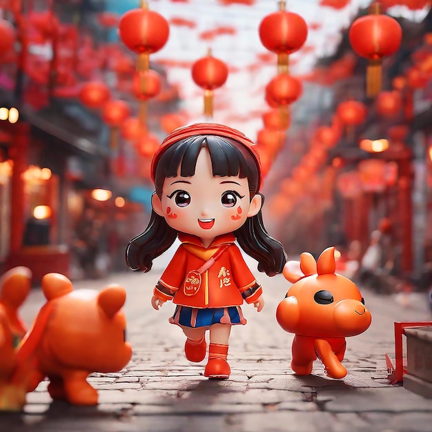 Joyful Lantern Lane A Pop Mart Celebration of Chinese New Year Bliss