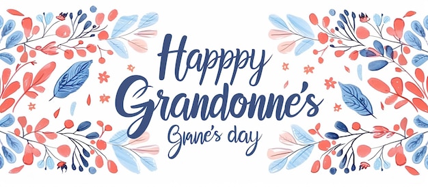 Фото Радостные моменты, запечатленные в живой векторной иллюстрации празднования дня бабушек и дедушек