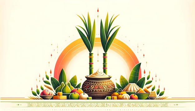 Joyful Pongal Moments Festive Celebrations in India Harvest Festival Delight Pongal Celebration