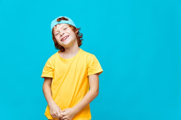 Red-haired boy with blonde highlights - wide 7