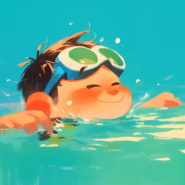 Joyful Swimming Adventure