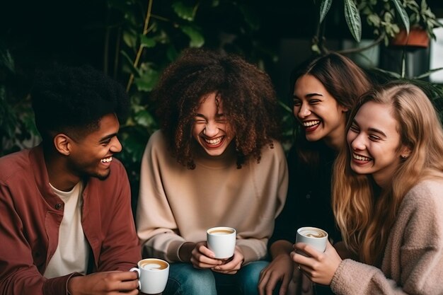 A Joyous Blend of Multiracial Friendships Uniting over Laughter and Coffee