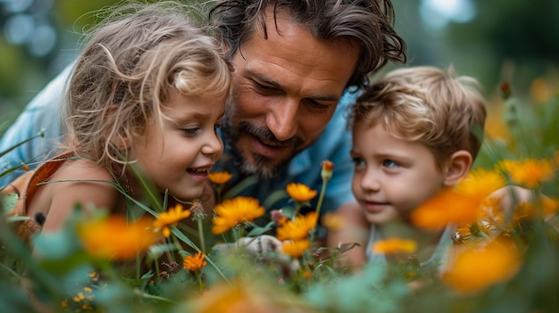 Foto momento gioioso di una famiglia nera che fa una videochiamata che irradia felicità e calore