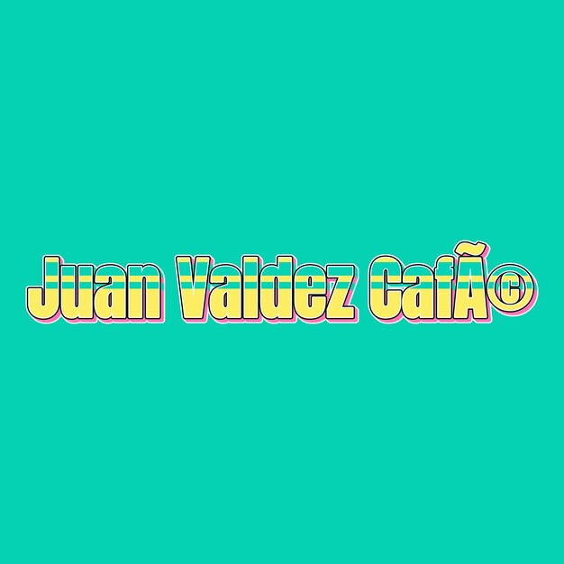 Photo juanvaldezcaf typography vintage 90s 3d design yellow pink text background photo jpg