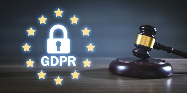 Foto judge martelletto gdpr regolamento generale sulla protezione dei dati