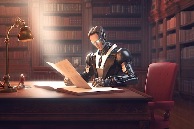 Судья работает с помощником искусственного интеллекта.