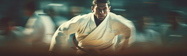 Photo judo sport background