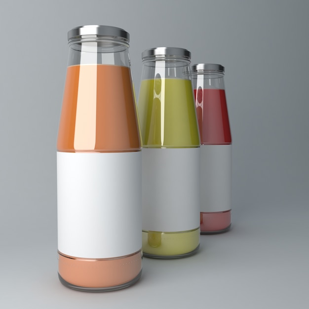 Juice Bottle Mock-Up